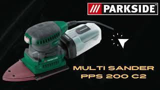 PARKSIDE Power tool PPS 200 C2 Orbital Sander Multifunction Sander 200W