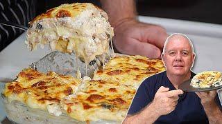 Ultimate Chicken Lasagna with Italian Herb White Sauce