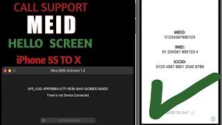 Mina Meid Activator 1.3 Untethered iCloud Bypass Meid With Sim/Signal/Network iPhone 5S To X