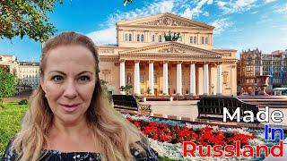 Inside The Bolshoi Theatre. Moscow Sights For Wealthy Russians. Beautiful Russian Girls.