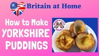 How to make Yorkshire Puddings - American Yorkshire Pudding Recipe #yorkshirepudding