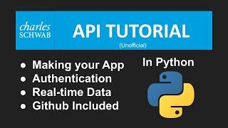 Schwab API Python Tutorial (Authentication and Requests)