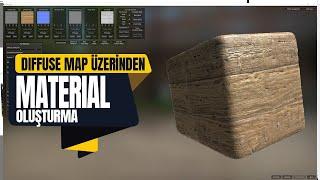 Diffuse Map üzerinden kendi material kanallarımızı nasıl oluşturabiliriz.