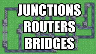 Mindustry beginners guide | junctions, routers and bridges