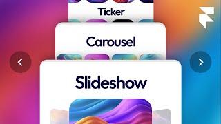 Master Carousels in Framer (Slideshow, Ticker & Carousel)