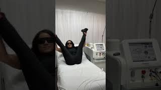 The correct way to pose for Brazilian laser hair removal