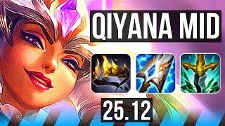 QIYANA vs SION (MID) | 12/4/9 | KR Master | 25.12