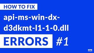 api-ms-win-dx-d3dkmt-l1-1-0.dll Missing Error on Windows | 2020 | Fix #1