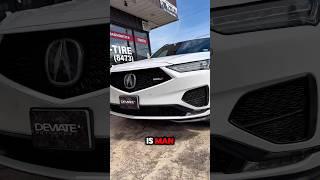 ACURA MDX TYPE S LOWERING LINKS + EXHAUST + ROTIFORM WHEELS‼️ #shorts