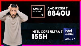 AMD Ryzen 7 8840U vs Intel Core Ultra 7 155H Comparison