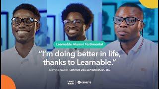 Learnable Alumni Testimonial: Elliot Yibaebi, Joshua Adegoke and Dominic Nweke