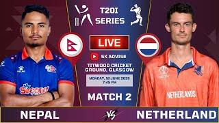 Nepal Vs Netherland Tri-Nation Series Match Live Score & Commentary | NEP VS NED T20I |Match Preview