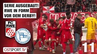 Serie ausgebaut! RWE in Form vor dem Derby: Erfurt - Zehlendorf | Regionalliga Nordost