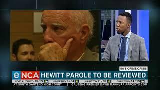 Convicted rapist Bob Hewitt's release on parole has been suspended.