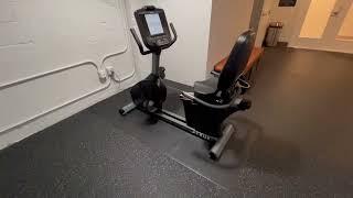 TRUE Fitness ES700 Recumbent Bike with Emerge LED Console