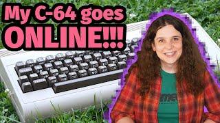 Using a Commodore 64 on the modern internet!