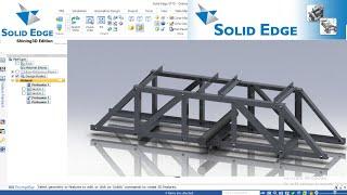 Solid edge tutorials l Custom frame design