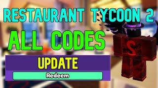 ALL Restaurant Tycoon 2 CODES | Roblox Restaurant Tycoon 2 Codes (August 2023)