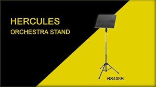 Hercules orchestra stand BS408B / Обзор пюпитра