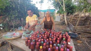 CARA SECA ENSINANDO FAZER O  MOLHO DE PIMENTA MALAGUETA E VAI FATURAR DOIS MIL REAIS #emprededorural