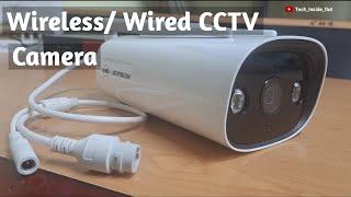 All in one wireless + wired camera setup