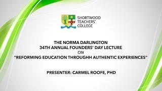 STC || The Norma Darlington 34th Annual Founders Day Lecture 2024