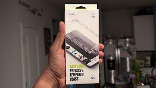 iPhone 16 | Ringke Privacy Tempered Glass installation!