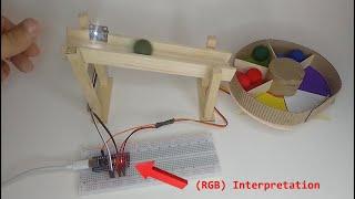 Detecting and Sorting Objects by Color with the TCS34725 RGB Sensor and Arduino