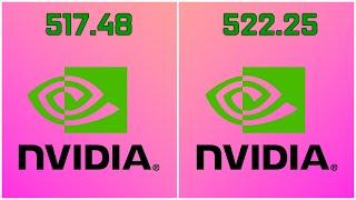 nVidia Drivers 522.25 vs 517. 48 with RTX 3080 and Core I7-12700K in 1440p