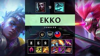 Ekko Jungle vs Hecarim - TW Challenger Patch 25.10
