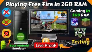 New Lite Emulator Best For FF | Playing Free Fire, GTA 5, and Minecraft on Just 2GB RAM Live ProoF