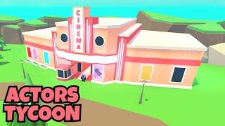 Actors Tycoon , UPDATE! Cinema in Roblox