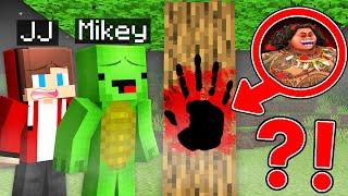 How JJ and Mikey Found The BIGGEST FOOTPRINTS MAUI.EXE in Minecraft! - Maizen