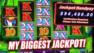 $50,000 HIGH LIMIT SLOT PLAY  PROWLING PANTHER MAX BETS  MOST INSANE WIN OF ALL TIME - #50kFRIDAY