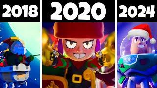 All Brawl Stars Brawlidays Animations (2018-2024)