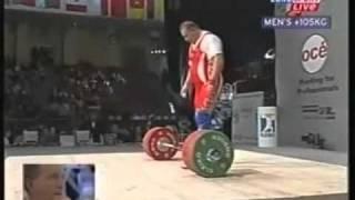 Frank Rothwell's Weightlifting History 2002 Super-heavy 263Kg World Record. 2of2