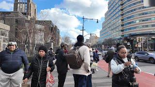 Walking in the Bronx : Fordham Road & Bronx Little Italy | December 2023