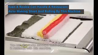 How Restaurants Roll Sushi?  Make Sushi Roll By Sushi Robot Machine For Sale Price