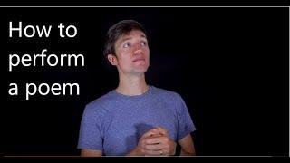 How to perform a poem - warm up game - Poetry Ping Pong (Simon Mole poet)