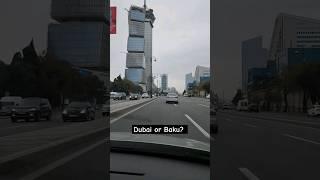 Dubai or Baku(11) #baku #Azerbaijan #dubai #uae #burjkhalifa #worldwitharslan #shorts #timelapse