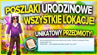 WSZYSTKIE LOKALIZACJE URODZINOWYCH POSZLAK 2023!  *unikatowy mega przedmiot!* 