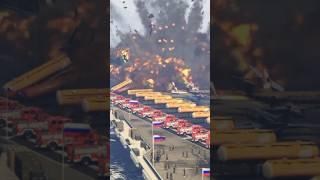 Russian Navy Aircraft Carrier Badly Destroyed By Ukrainian Fighter jets with Ballistic Missiles Base