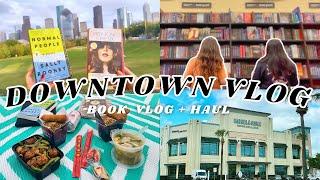 BARNES & NOBLE SHOPPING + HAUL | BOOK SHOPPING | READING VLOG | DOWNTOWN PICNIC | BOOK REVIEW |