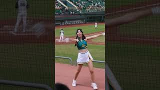 20240814樂天台鋼77 芃芃 敢衝敢拚 主場小可愛上衣與裙子 #wingstars wing stars
