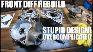 Project Kawasaurus - Retro ATV Build! Front Diff Rebuild - Kawasaki Prairie/Brute Force 650 : EP 02