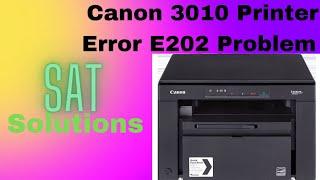 Canon MF3010 Printer Error E202