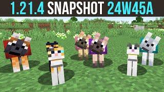 Minecraft 1.21.4 Snapshot 24W45A | Collars, New Pickup System & Big Resource Pack Features!