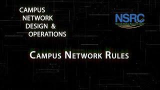 Campus Network Rules