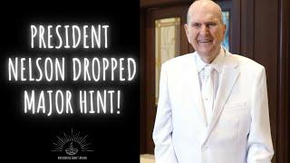 President Nelson DROPPED Major Hint About Seeing Christ in The Temple!!!