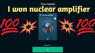 I won nuclear amplifier #warrobots